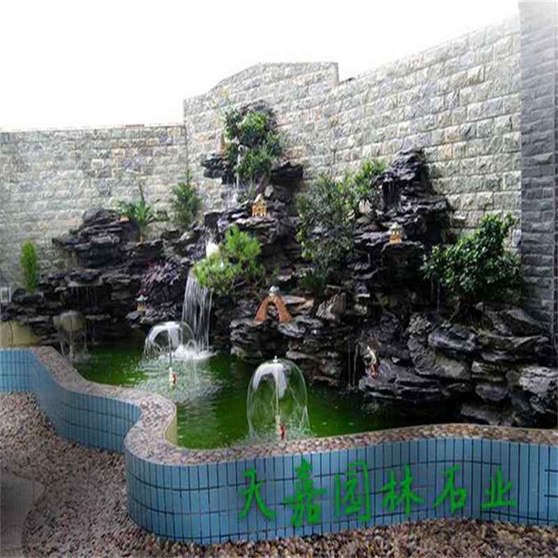 金山小庭院水景设计